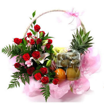 send Fruit basket 7 to hangzhou