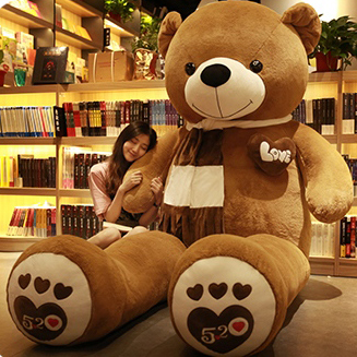 send big teddy bear to hangzhou