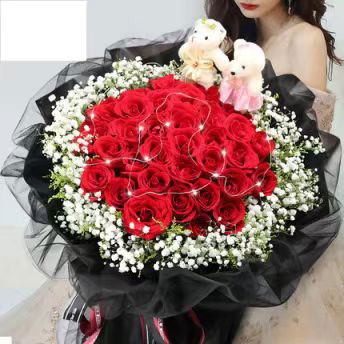 send 33 roses to beijing