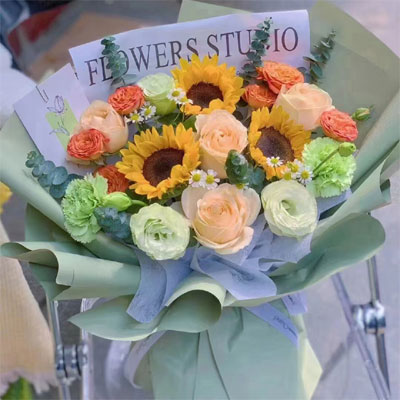 send business bouquet to  xianyang