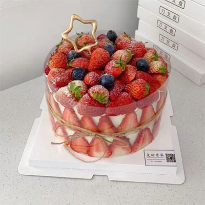 send strawberry cake to china