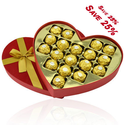 send 18 Ferrero Rocher  to shenzhen