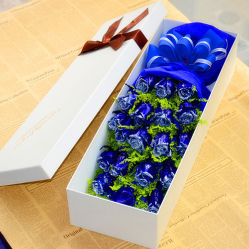 send 19 blue roses to china
