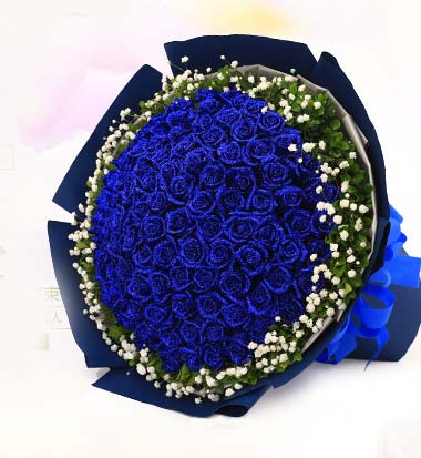 send 99 blue roses to china