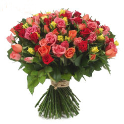 send mix roses to china