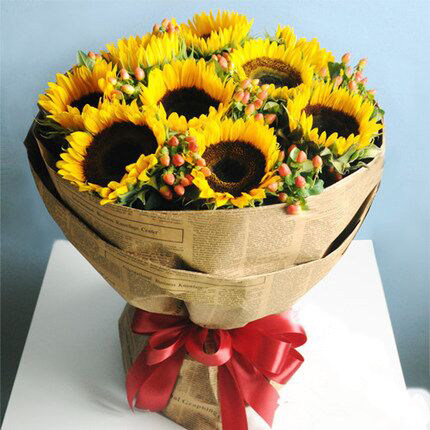 send Sunflower Wishes to china