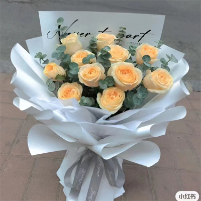 send 11 champagne roses to china