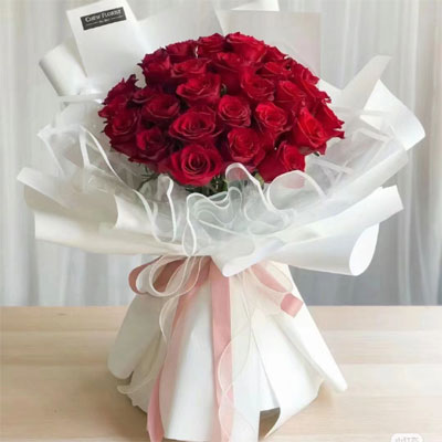 send 30 red roses china