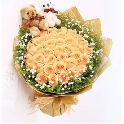 send roses & teddy bear to  hangzhou