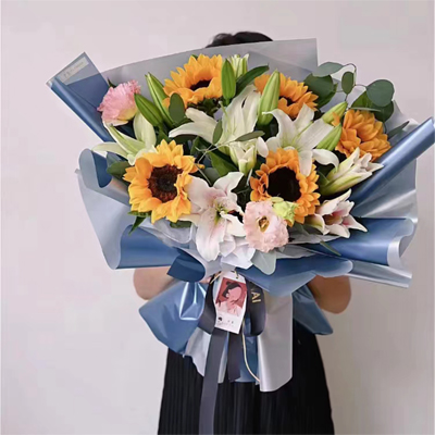 send mixed bouquet flowers city to china