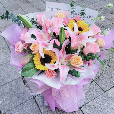 send mixed bouquet to shanghai