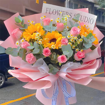 send romantic flowers to city to guangzhou