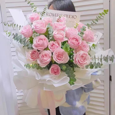 send pink roses to city to chongqing
