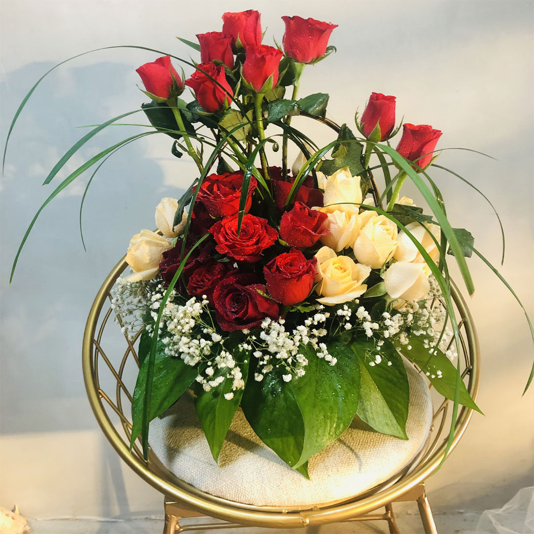 send Birthday Flower Basket 