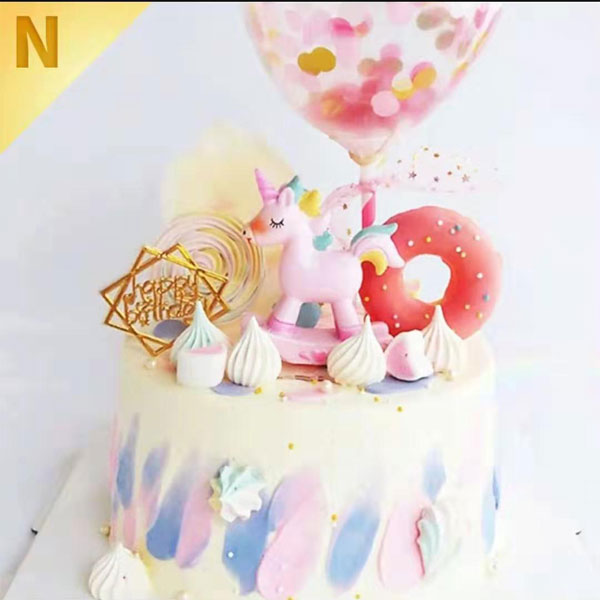 send unicorn cake to city to china