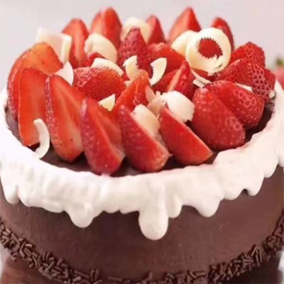 send strawberry chocolate cake to 