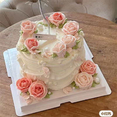 send roses cake to  