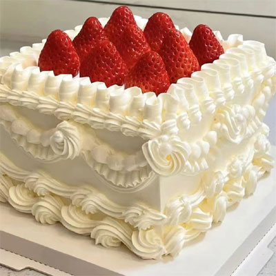 send strawberry cake to  china