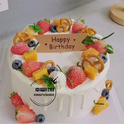 send fruit birthday cake to  suzhou