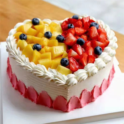 send heart-shaped cake to  beijing