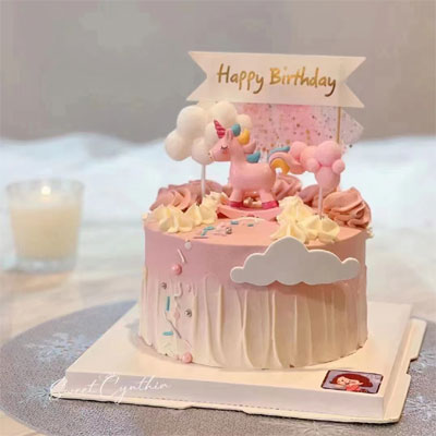 send unicorn cake to  guangzhou