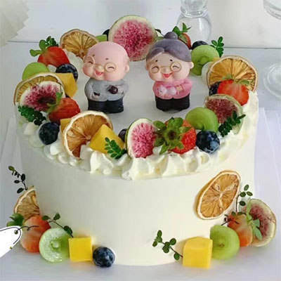 send blessing fruit cake to  