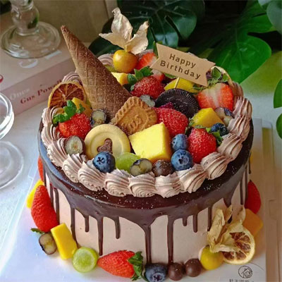 send chocolate cake for birthday to  