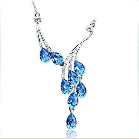 send crystal Necklace tianjin