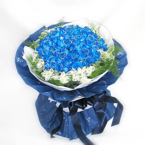 send 66 Blue Rose china