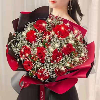 send 12 red roses to guangzhou