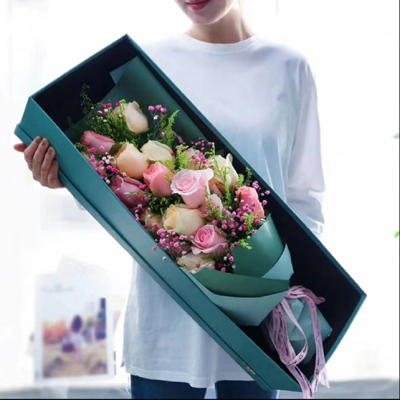 send mix color roses to china