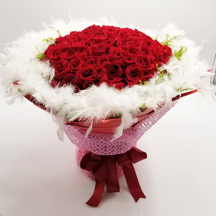 send 99 red roses china