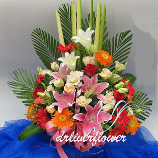 send flowerBasketshanghai 